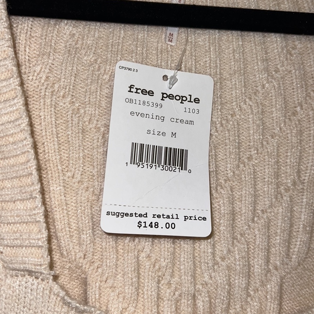 NWT Cream Sweater Dress - Picture 6 of 6